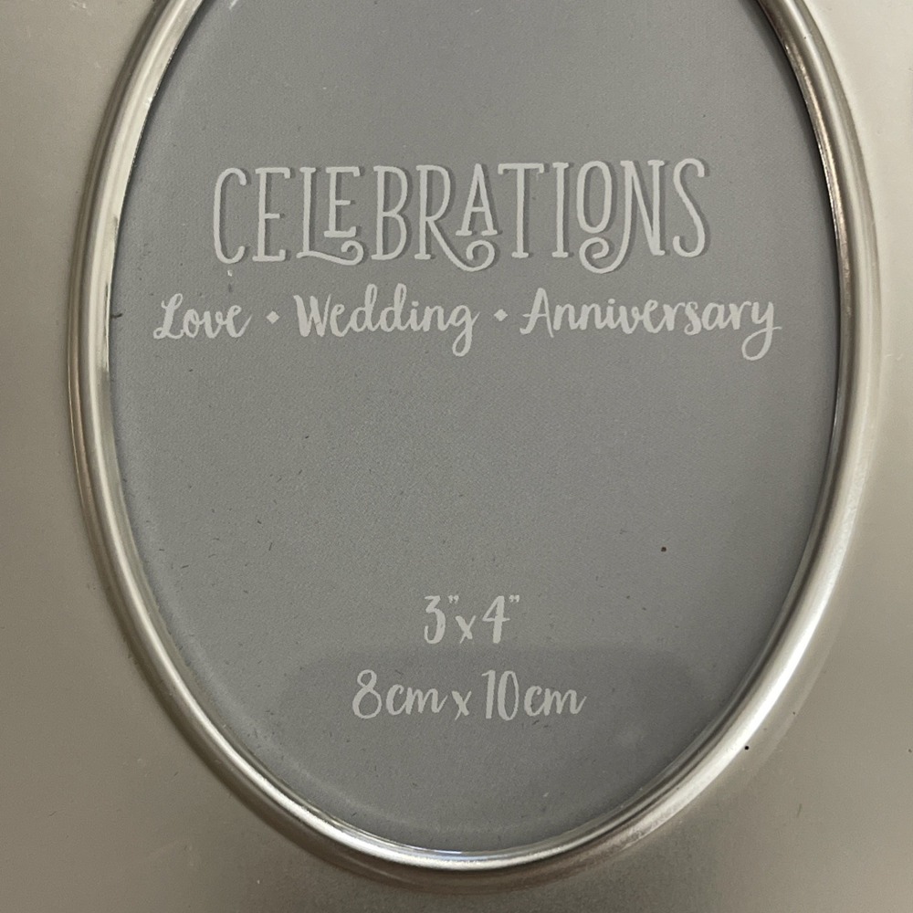 Juliana Two Tone Silver Plated Wedding Anniversary Photo Frame - 40th Ruby‎ Anni - Picture 6 of 8